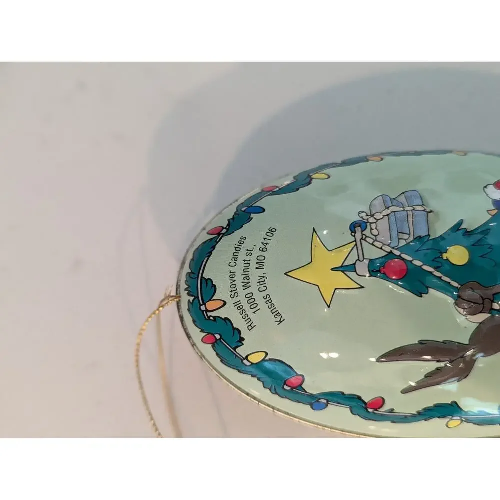Russell Stover Road Runner Wile E Coyote Looney Tunes Christmas Ornament 1997